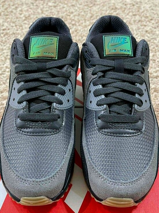 Nike Men\'s Air Max 90 Sneakers Shoes Smoke Gray Black IQ0580-084, Size 9 (New) main image 15